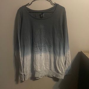 Harry Potter deathly hollows sweatshirt from Torrid. Blue/gray ombré